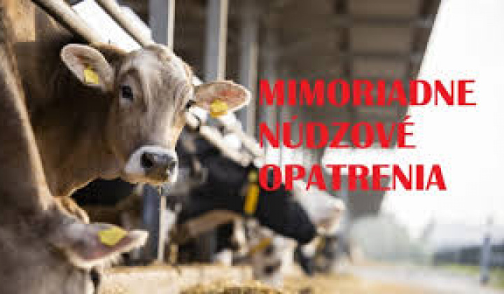 Fotka - Mimoriadne núdzové opatrenie - slintačka a krívačka