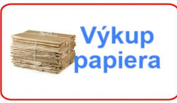 Fotka - VÝKUP PAPIERA -OZNAM