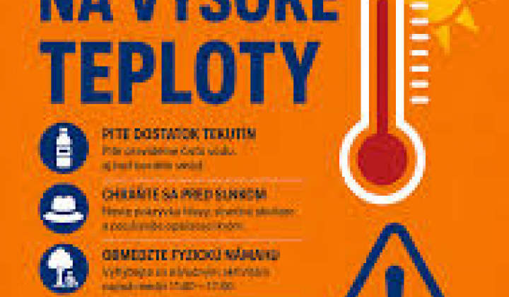Fotka - Vysoké teploty - OZNAM
