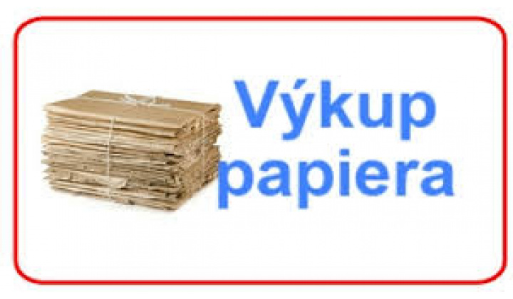 Výkup papiera a použitého kuchynského oleja - 16.11.2022 (streda) o 15.30 - 15.55 pred Obecným úradom